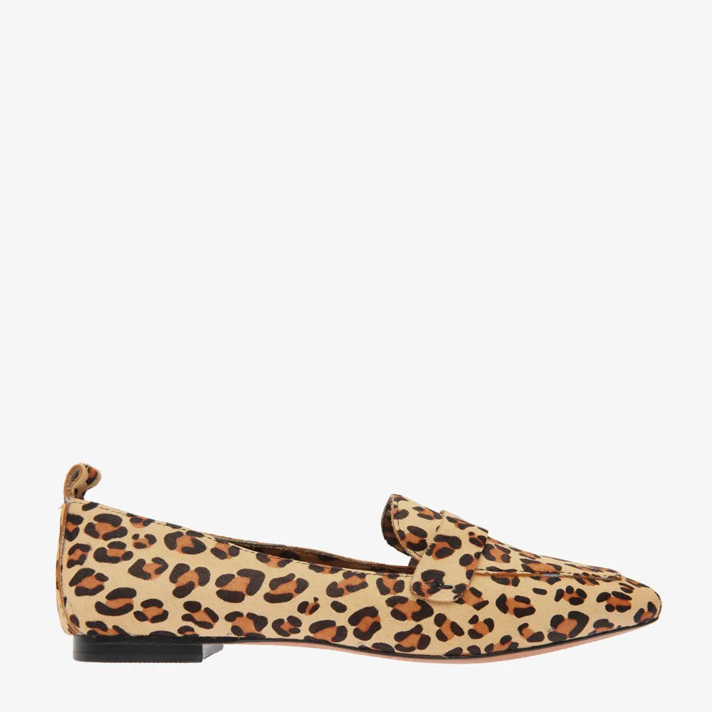 Alessandra Leopard Calf Loafer