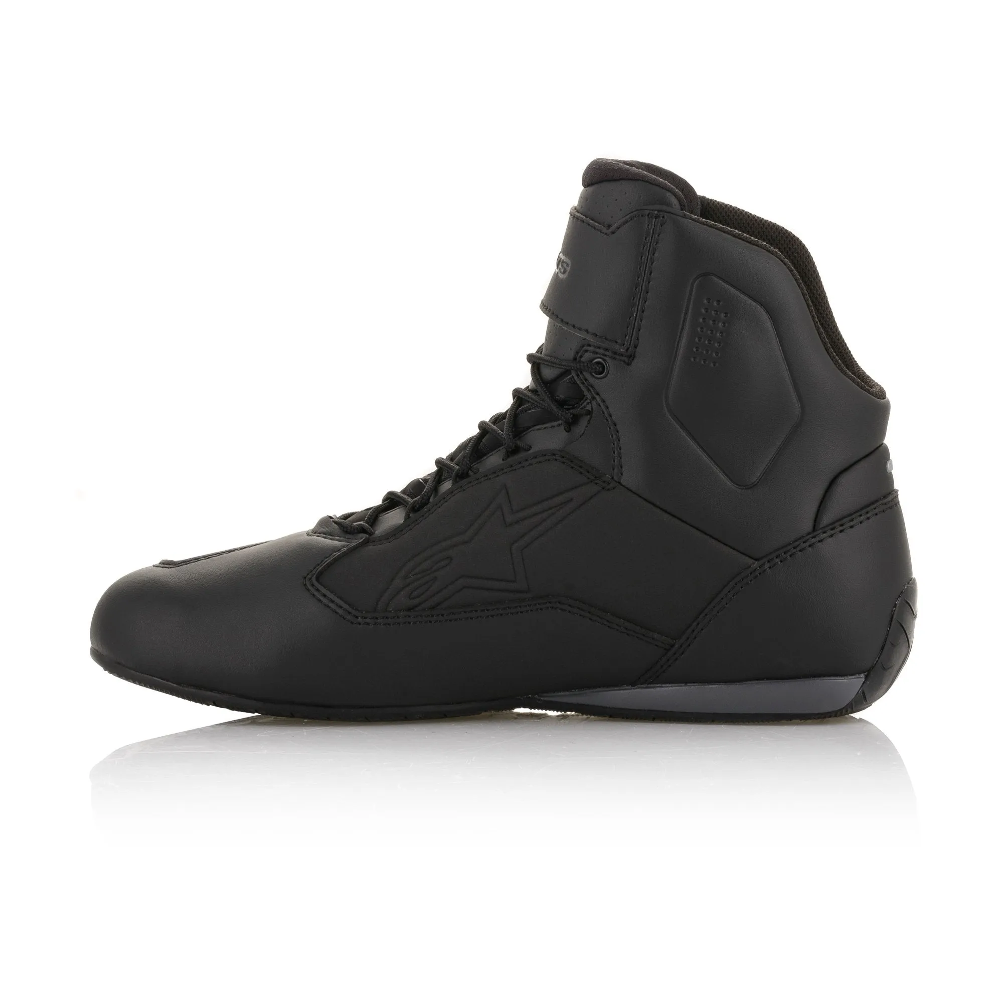 Alpinestars Faster-3 Motorcycle Shoes Boots - Black Cool Grey