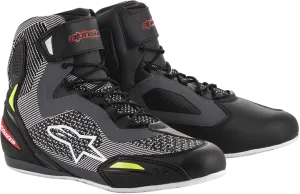 ALPINESTARS Faster-3 Rideknit Shoes - Black/Gray/Red/Yellow - US 7.5 251031913157.5