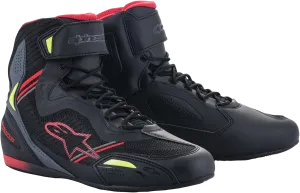 ALPINESTARS Faster-3 Rideknit Shoes - Black/Red/Yellow - US 10 251031913610