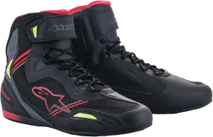 ALPINESTARS Faster-3 Rideknit Shoes - Black/Red/Yellow - US 10.5 251031913610.5