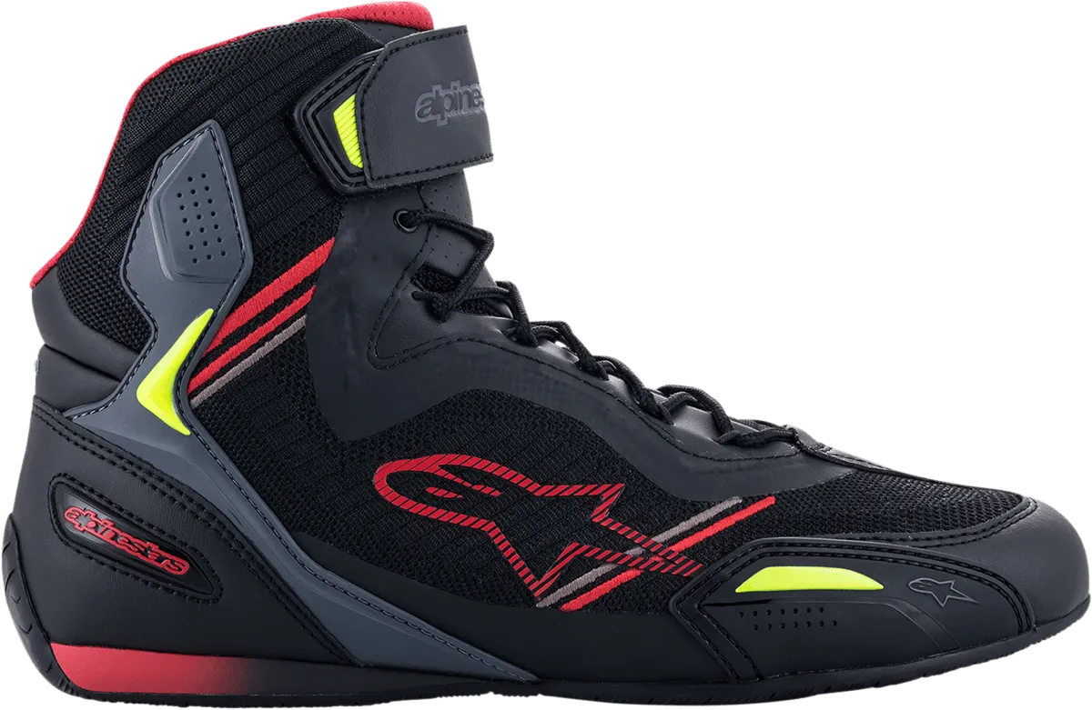 ALPINESTARS Faster-3 Rideknit Shoes - Black/Red/Yellow - US 10.5 251031913610.5
