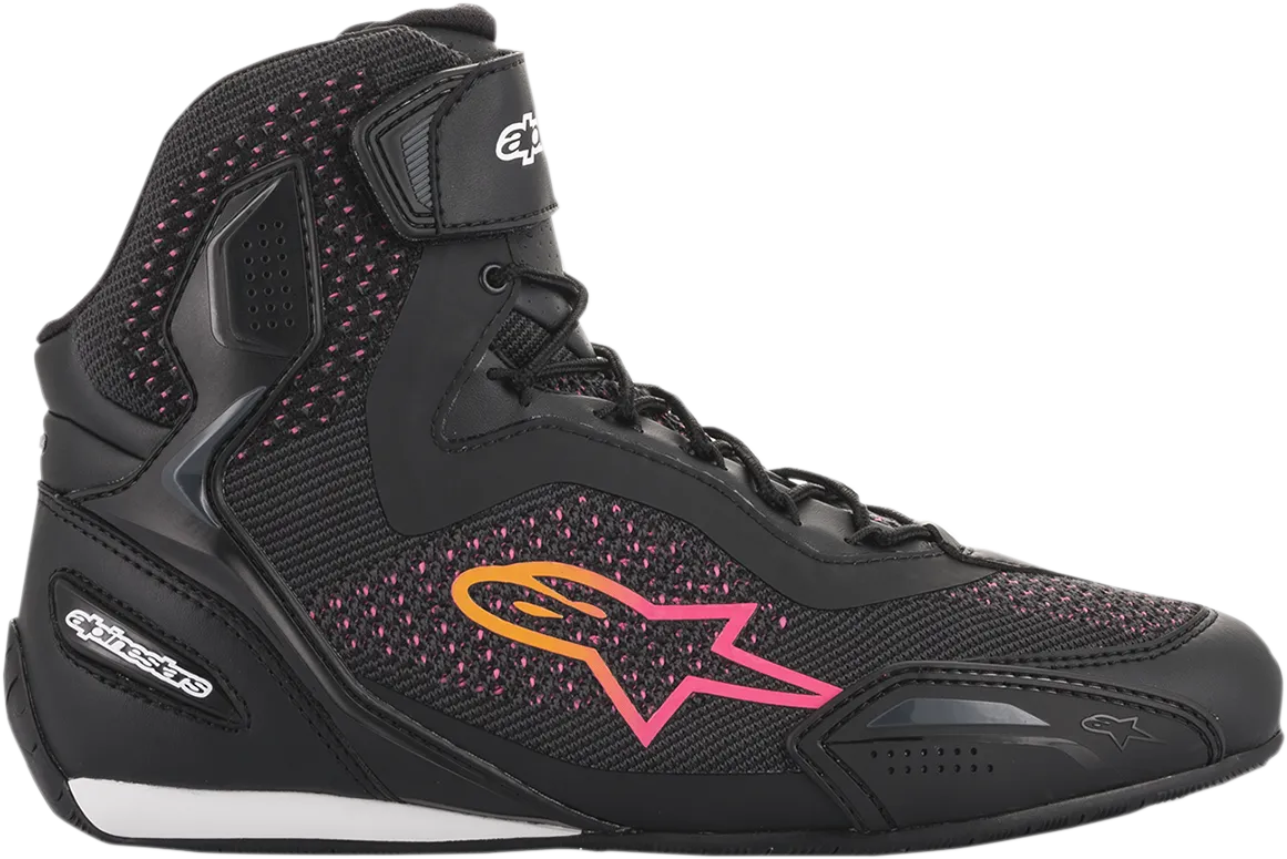 ALPINESTARS Stella Faster-3 Rideknit Shoes - Black/Yellow/Pink - US 6.5 251052014396.5