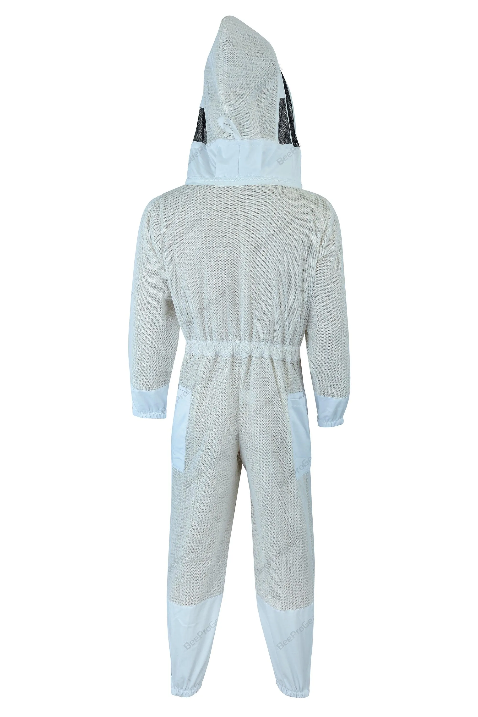 BeeProGear Ultra Ventilated 3-Layer Pilot Suit - Advanced Protection | White