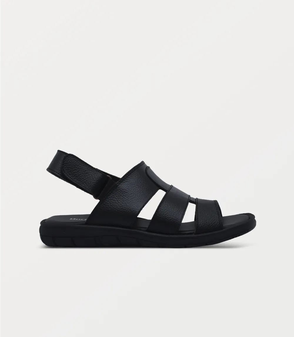 BM6821-BLACK-Men Sandals