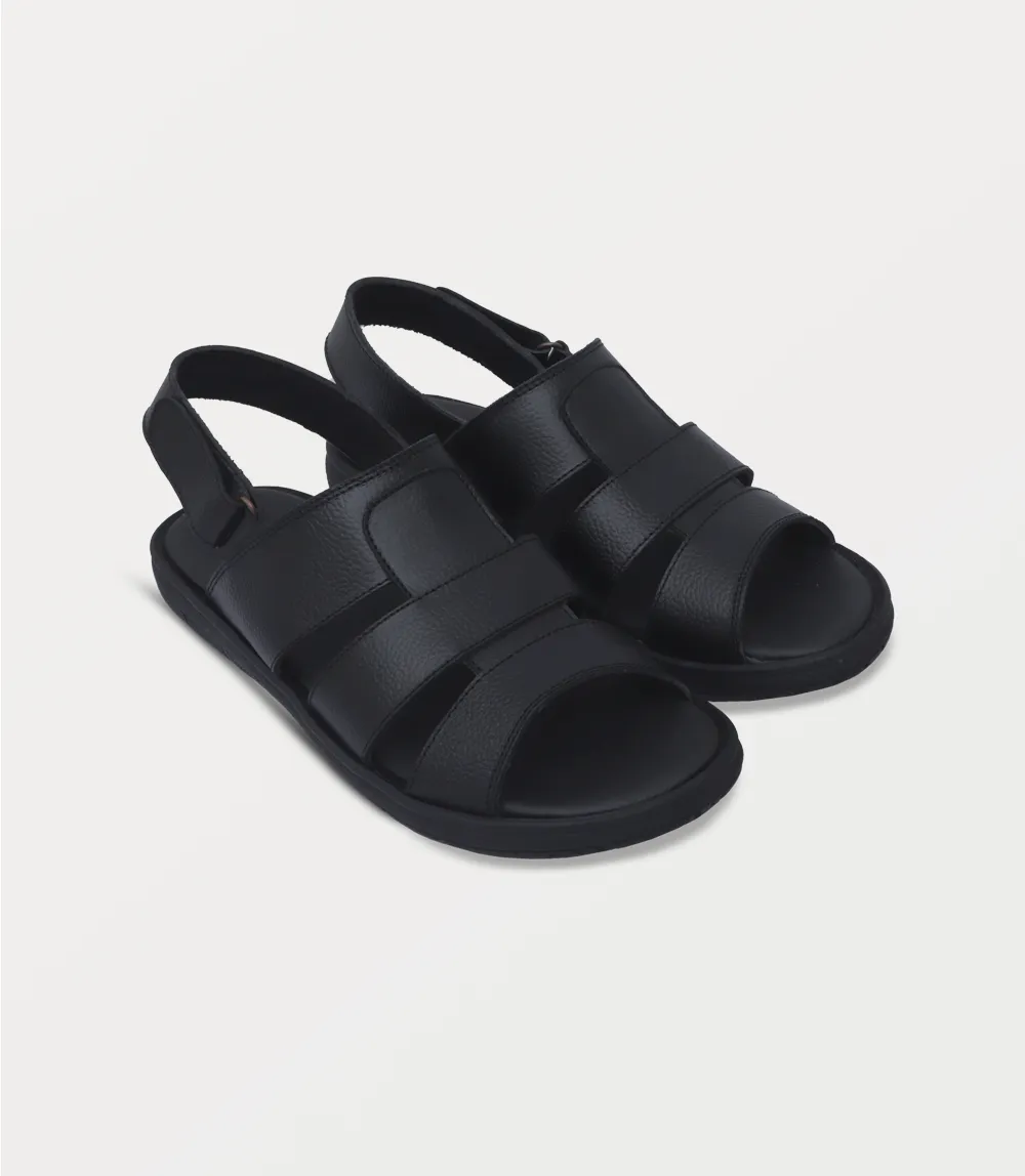 BM6821-BLACK-Men Sandals