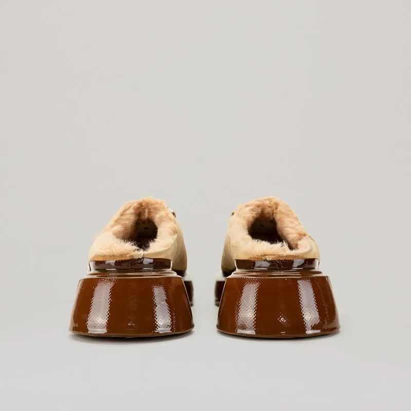 both - GANG LOAFER MULE-BEIGE