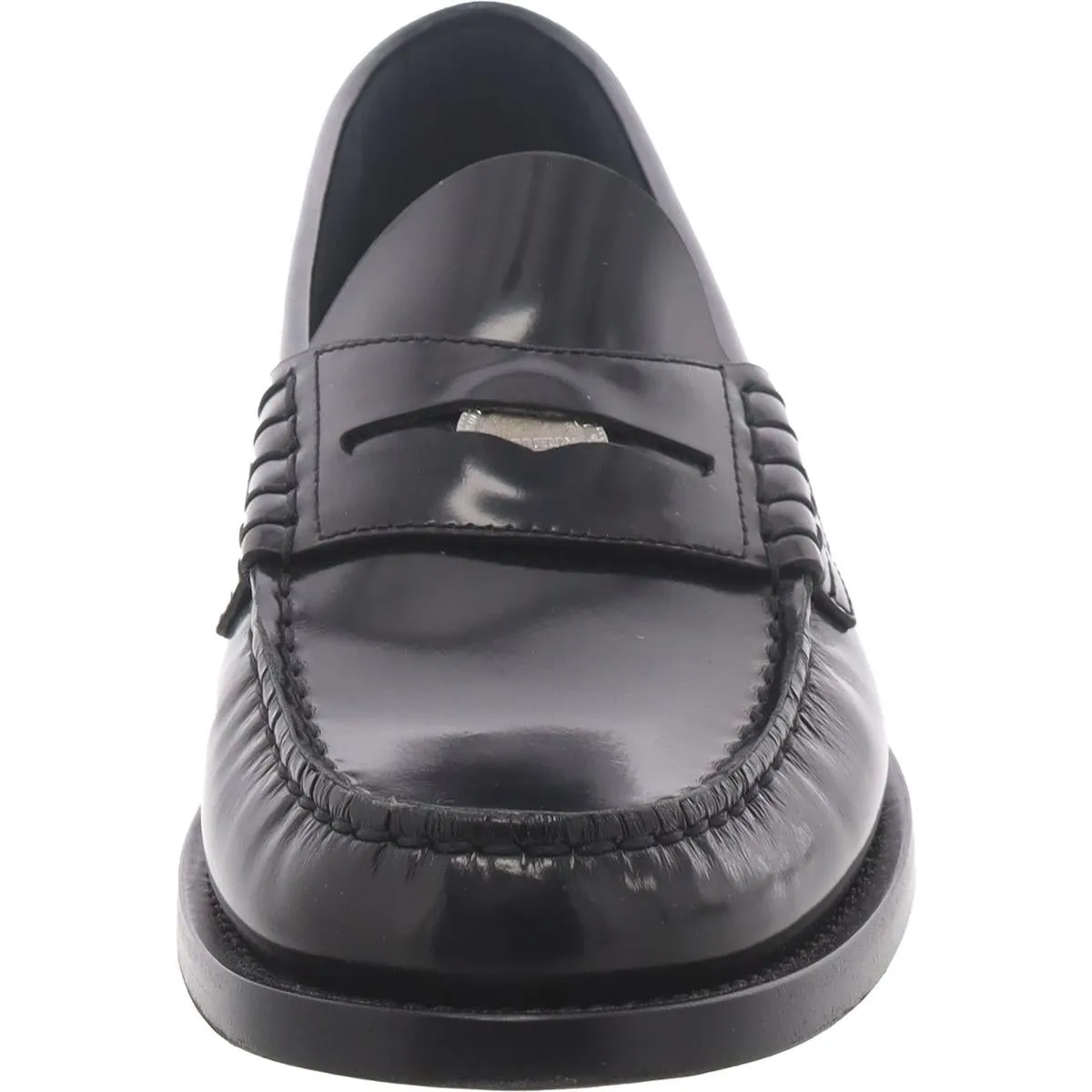 Burberry Womens Leather Flat Loafers