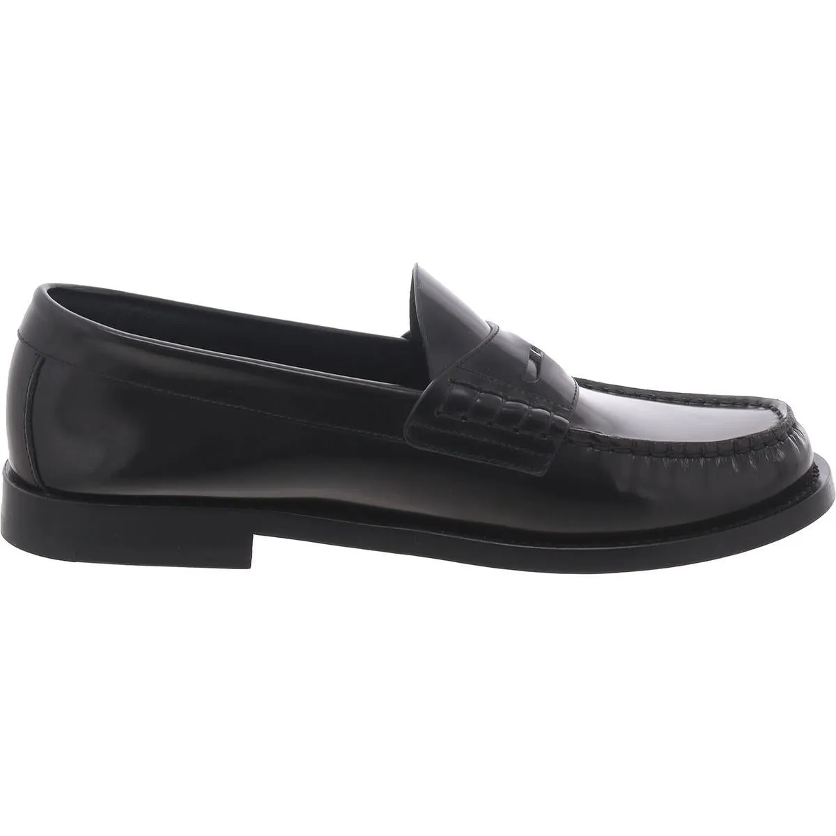 Burberry Womens Leather Flat Loafers