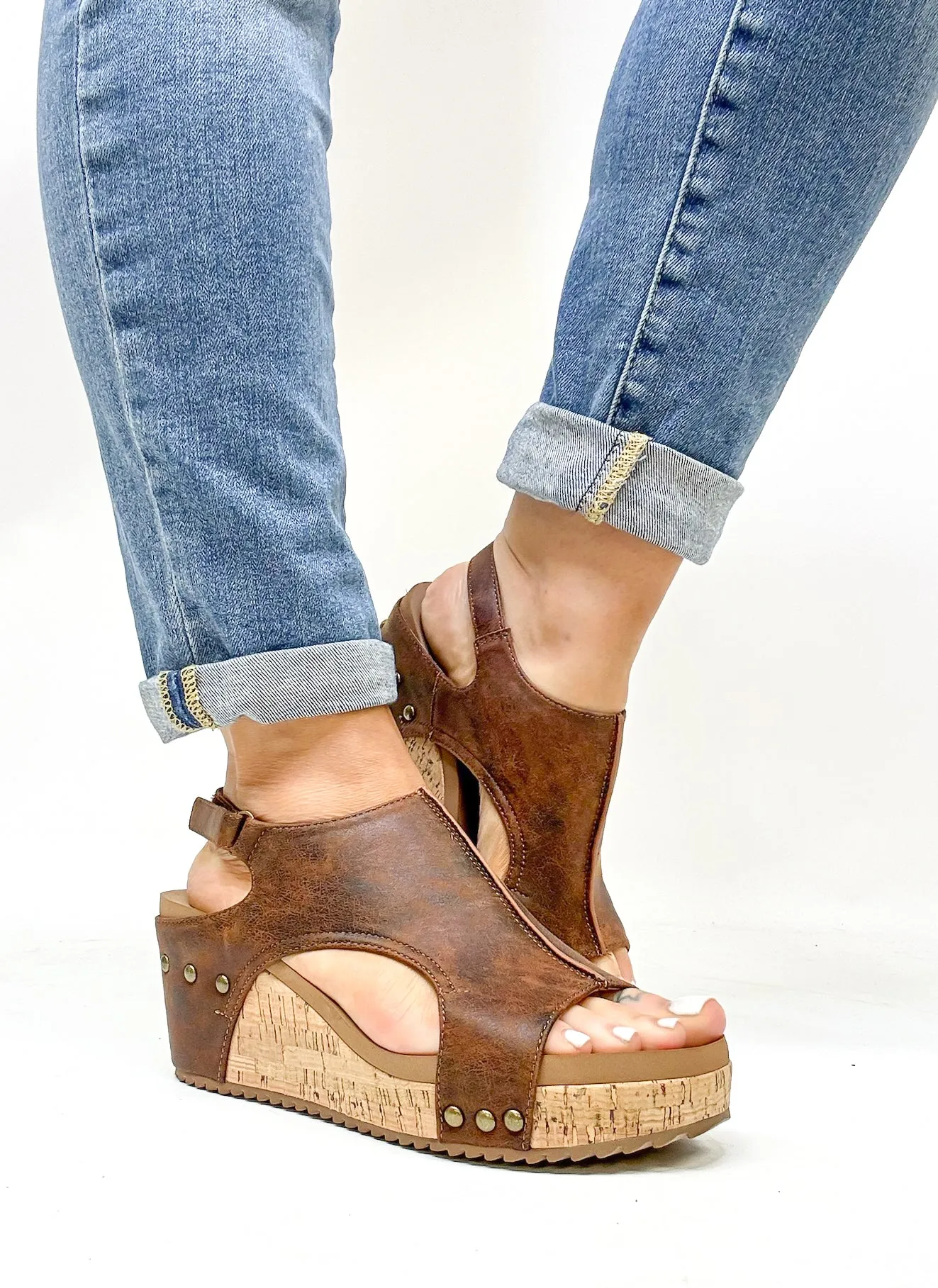 Corky's Washed Cognac Carley Sandals - FINAL SALE