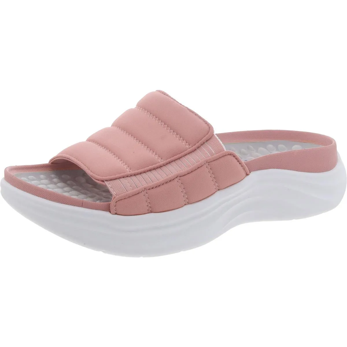 Dr. Scholl's Shoes Womens Feel Free Open Toe Slip On Slide Sandals