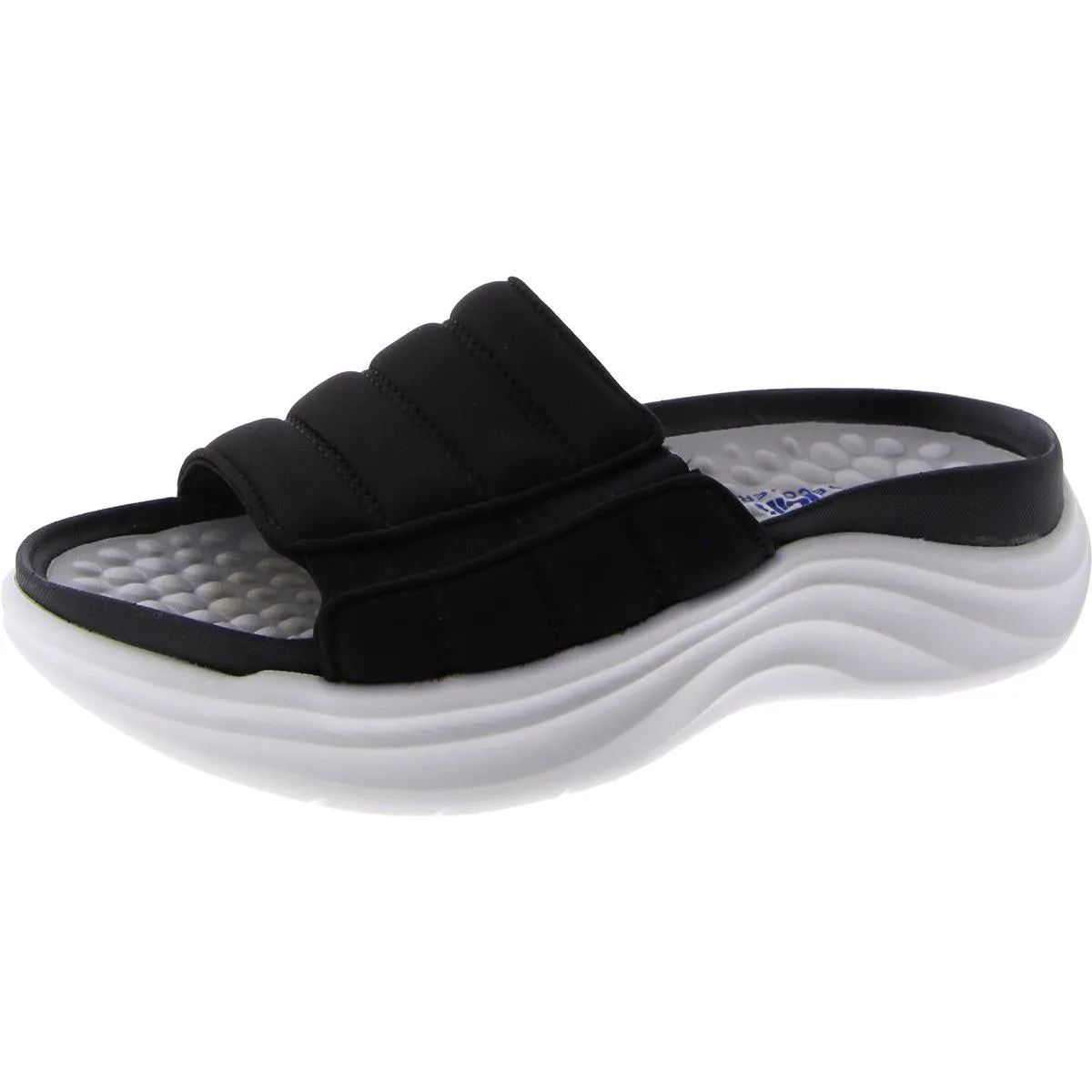 Dr. Scholl's Shoes Womens Feel Free Open Toe Slip On Slide Sandals