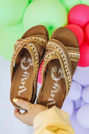 Elkin Bronze Sandals By Very G
