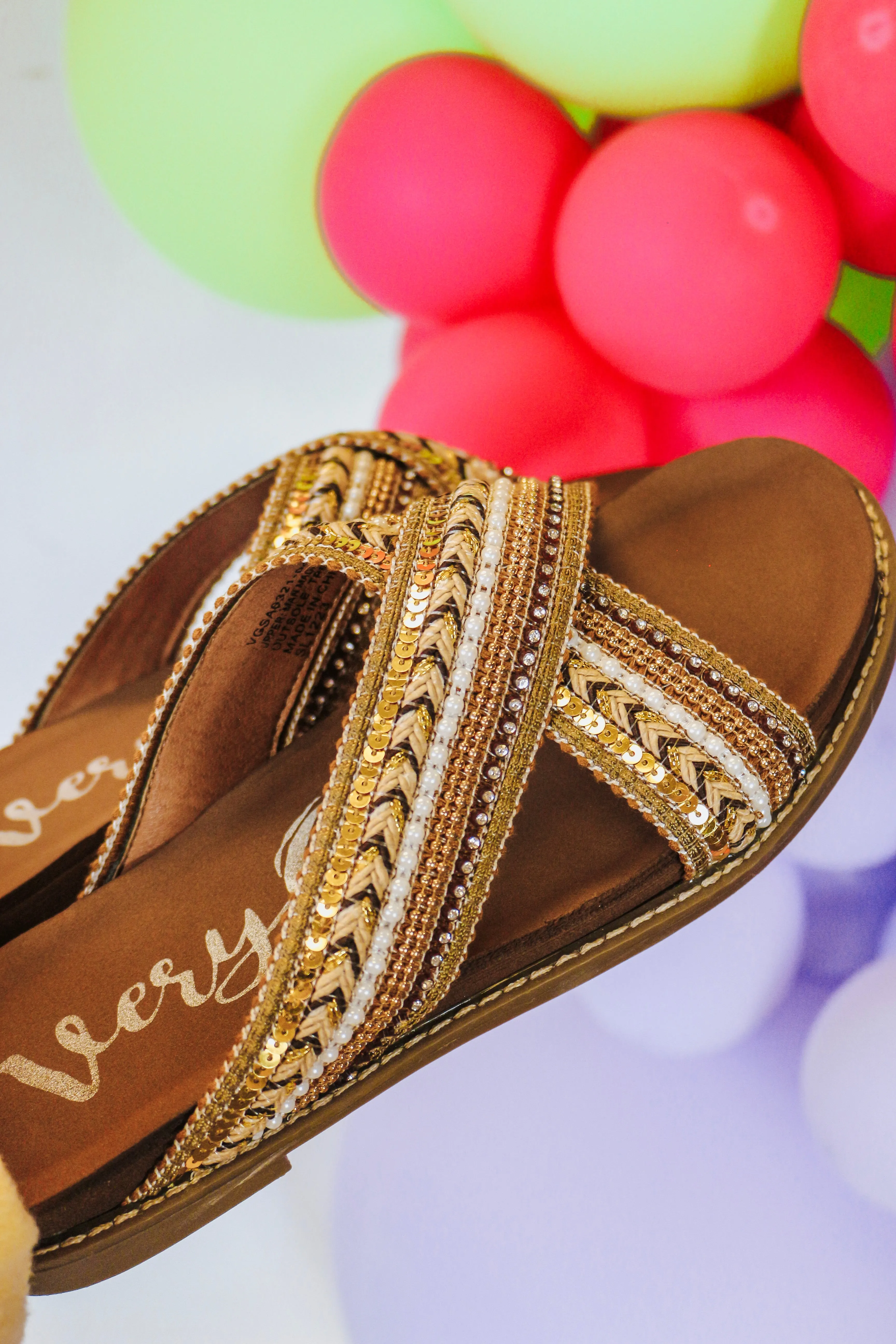 Elkin Bronze Sandals By Very G