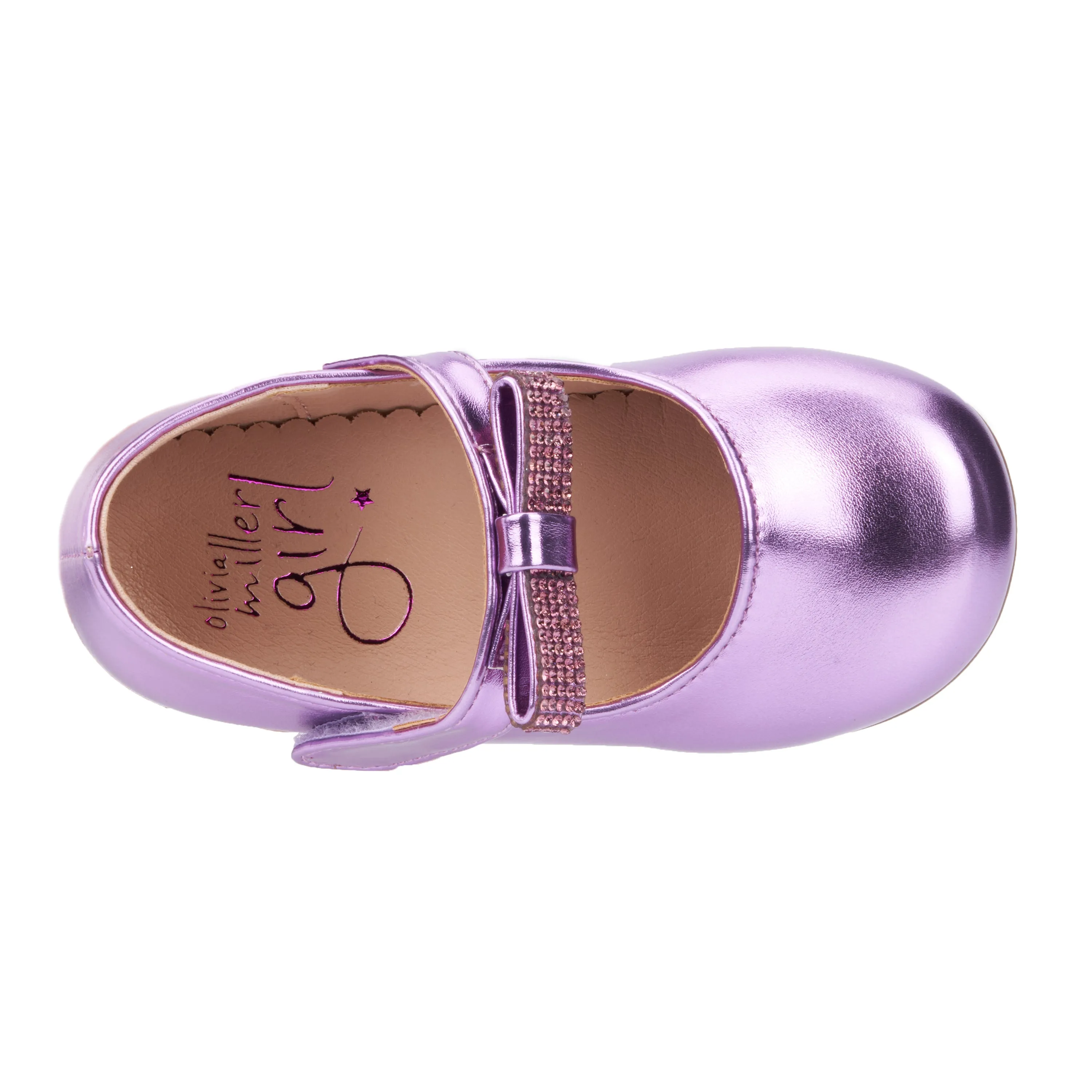 Girl's Toddler Crystal Clear Maryjane Flats