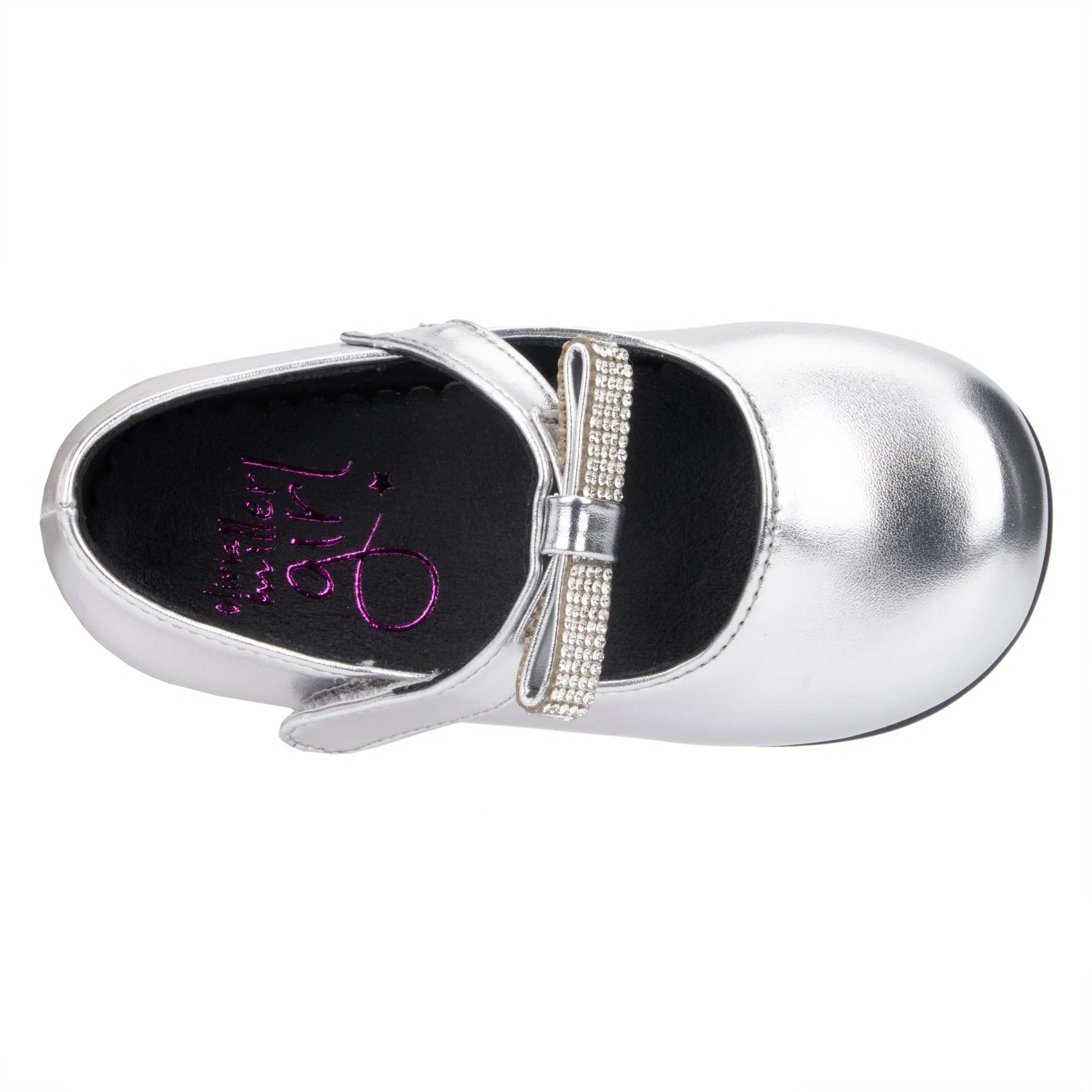 Girl's Toddler Crystal Clear Maryjane Flats