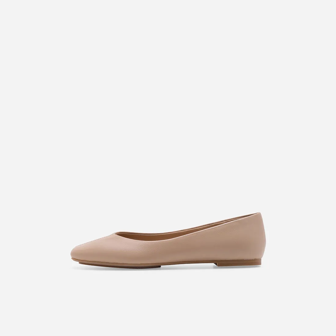 Imogen Leather Ballerina Flats