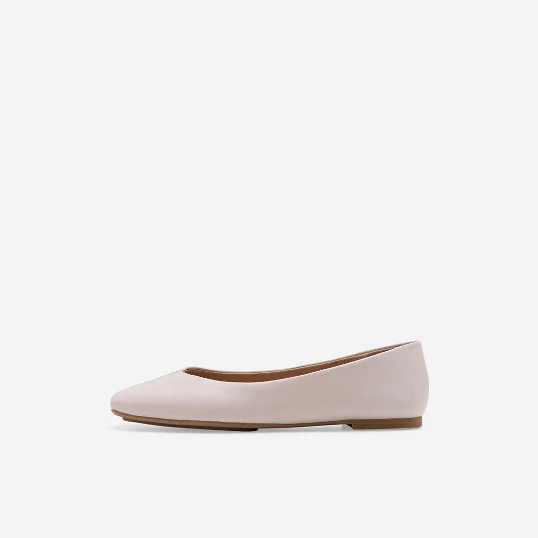 Imogen Leather Ballerina Flats
