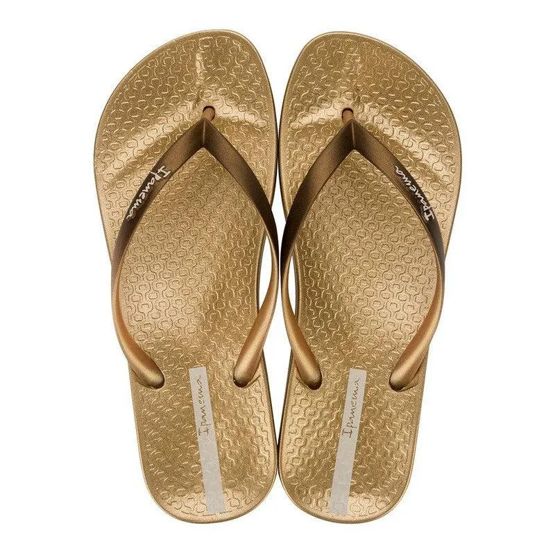 Ipanema Anatomica Shine Slip On Sandal -Bronze