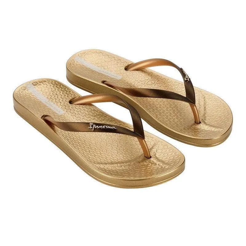 Ipanema Anatomica Shine Slip On Sandal -Bronze