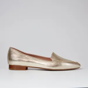 Jasmine pointy toe gold flats