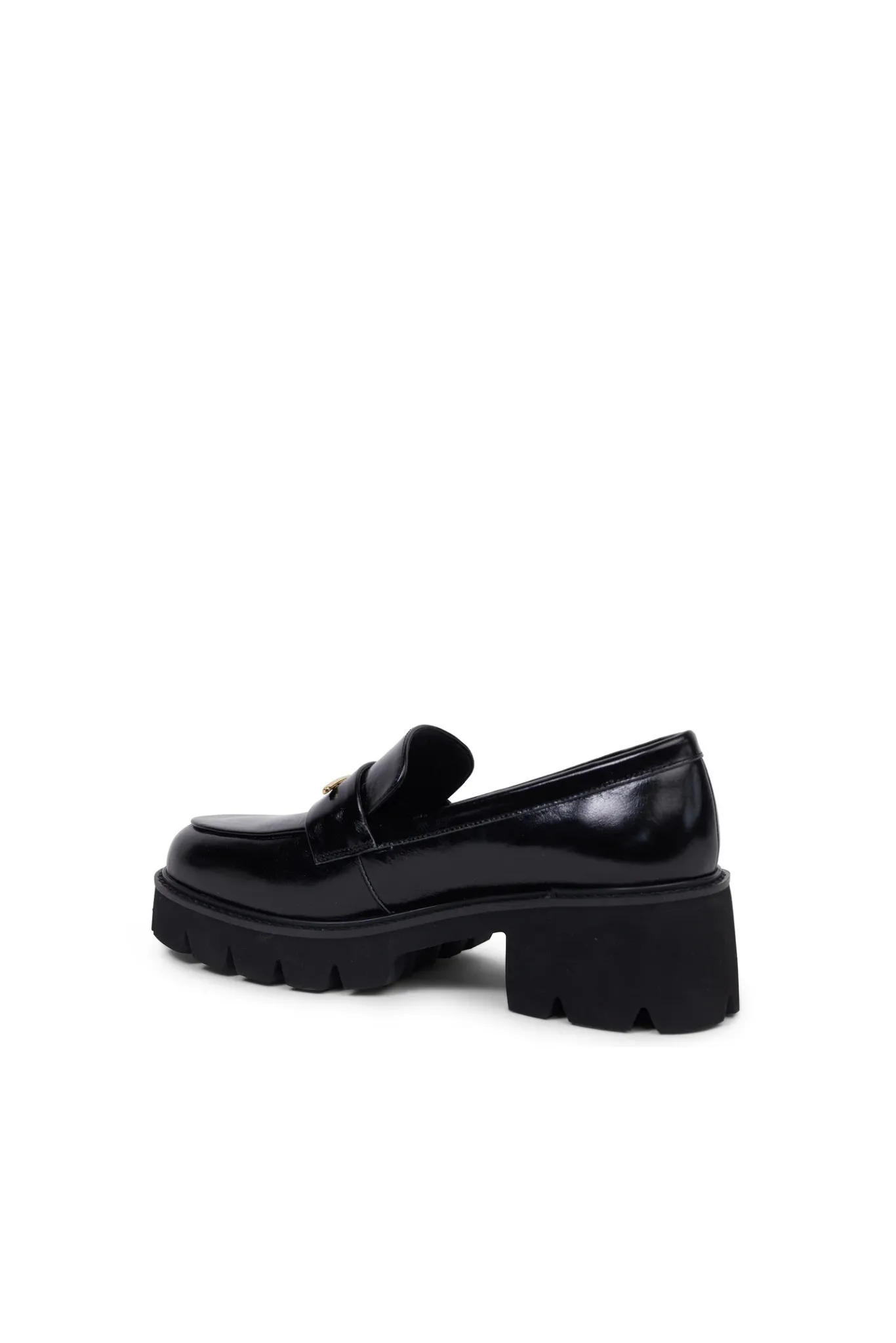 Kathryn Wilson - Sabrina Loafer Black Hi-Shine
