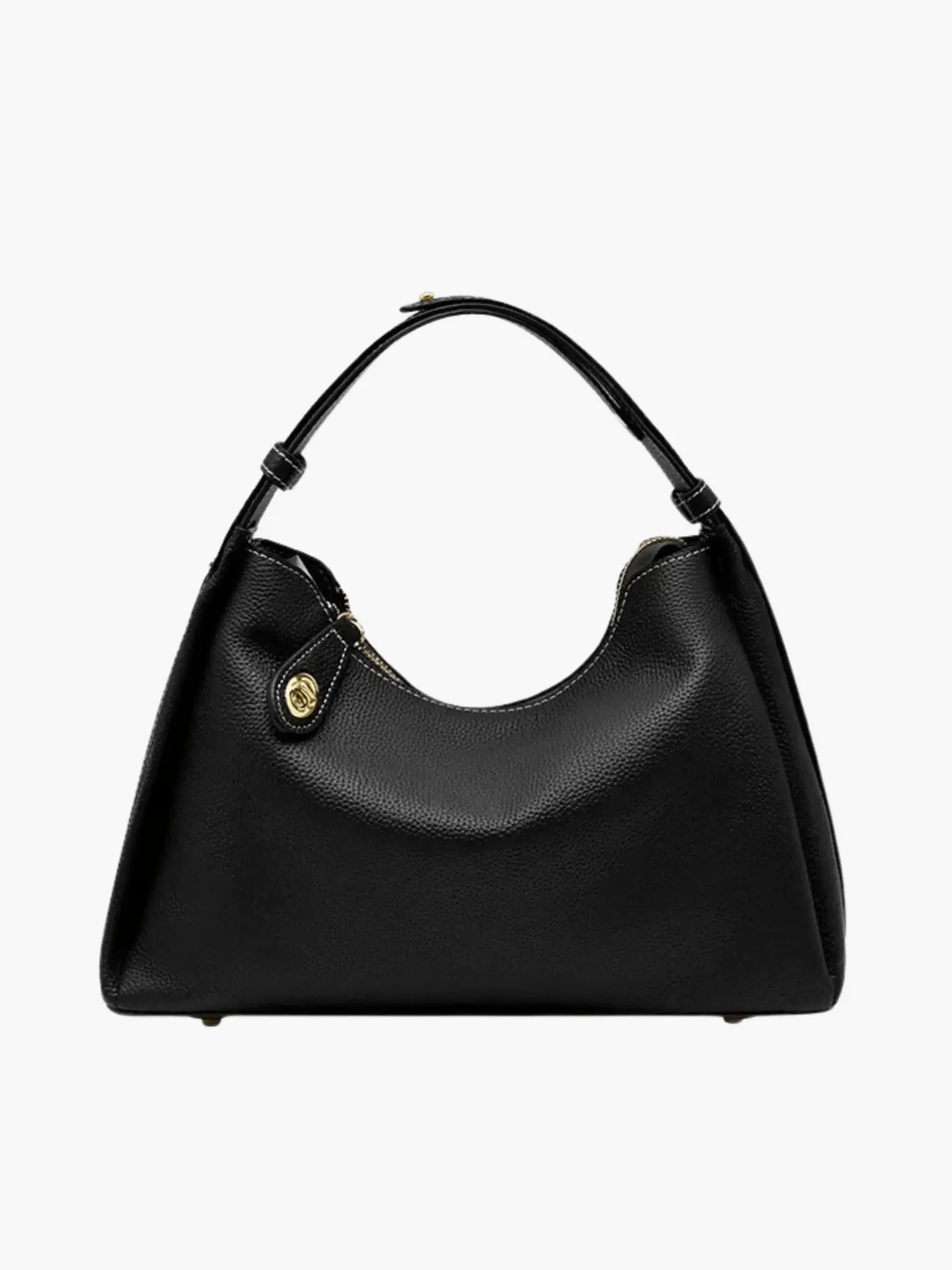 Lana | Contemporary Hobo Handbag with Polished Accents