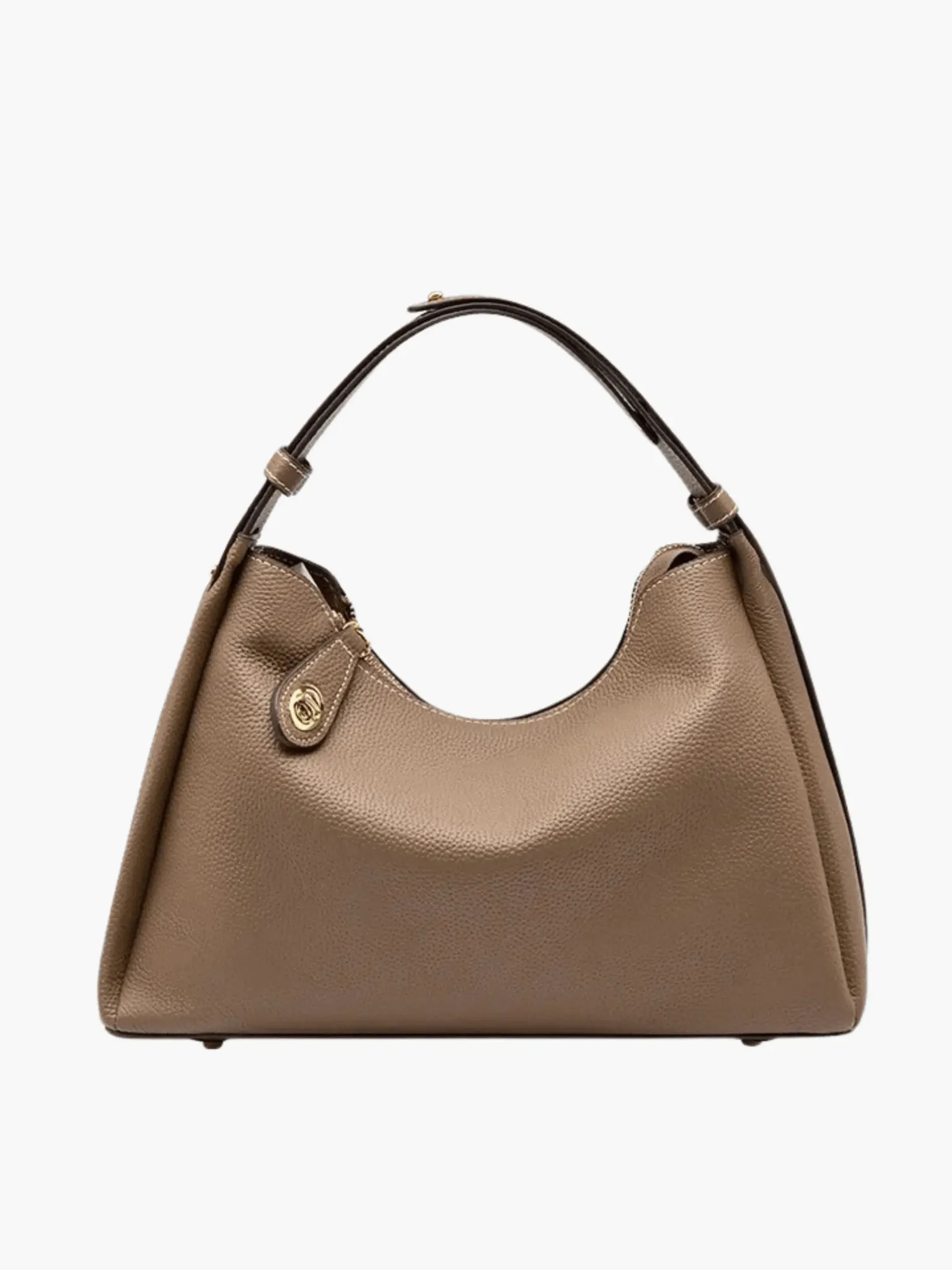 Lana | Contemporary Hobo Handbag with Polished Accents
