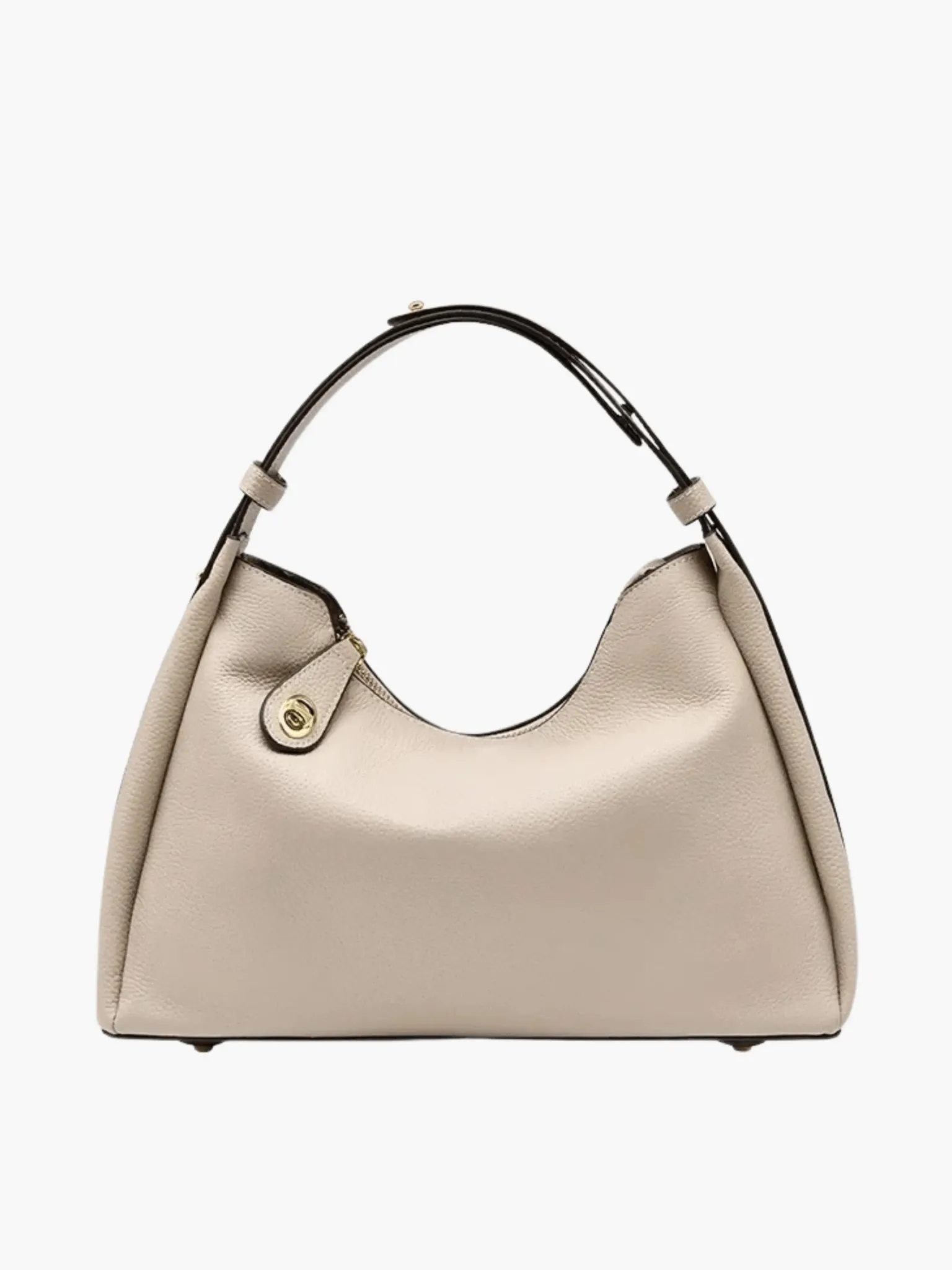 Lana | Contemporary Hobo Handbag with Polished Accents