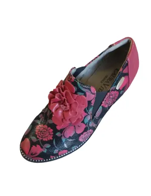 Laura Vita Ibcihalo 01 Rouge Leather Loafer