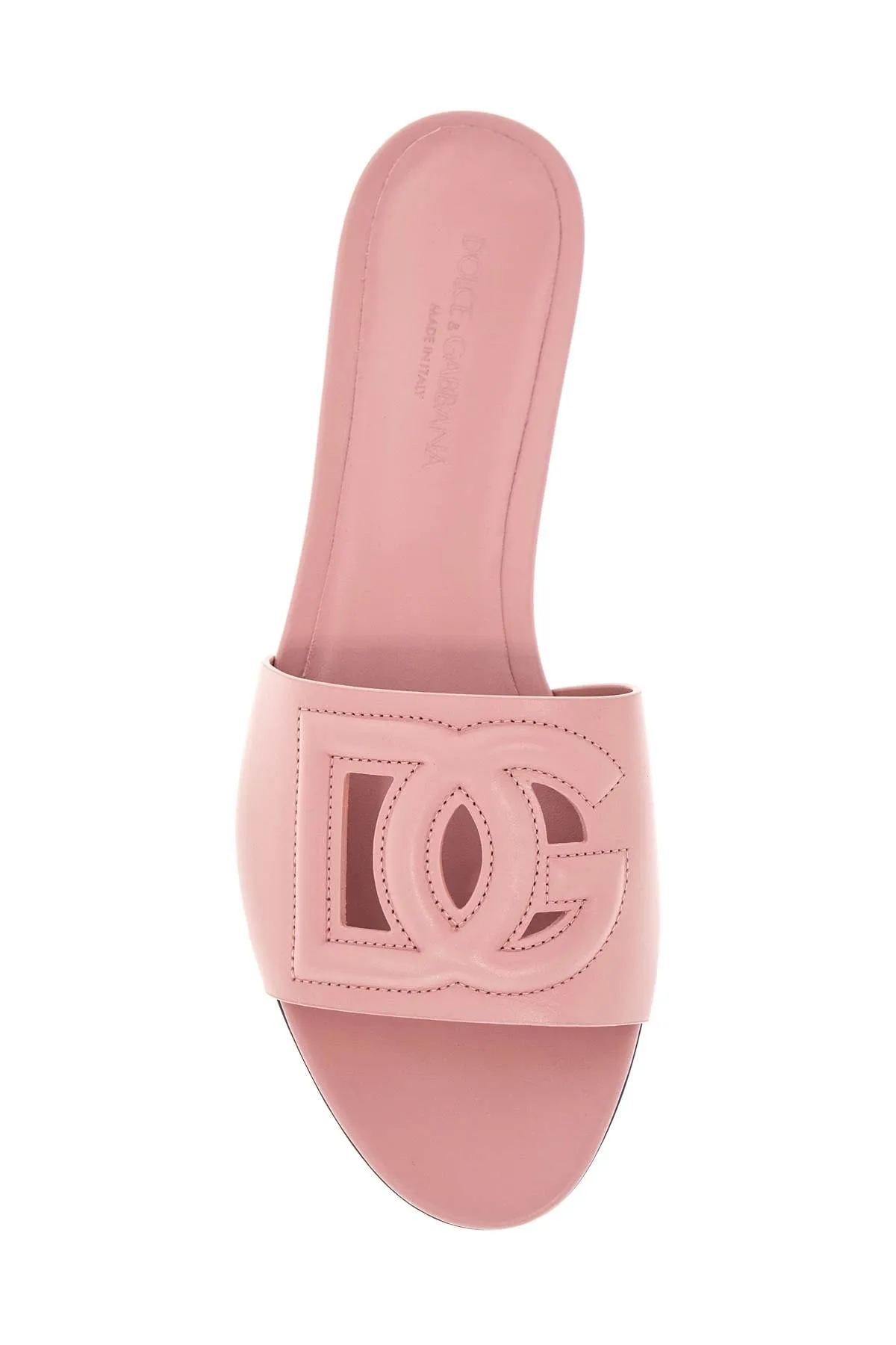 Logo Leather Slippers