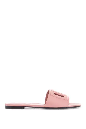 Logo Leather Slippers