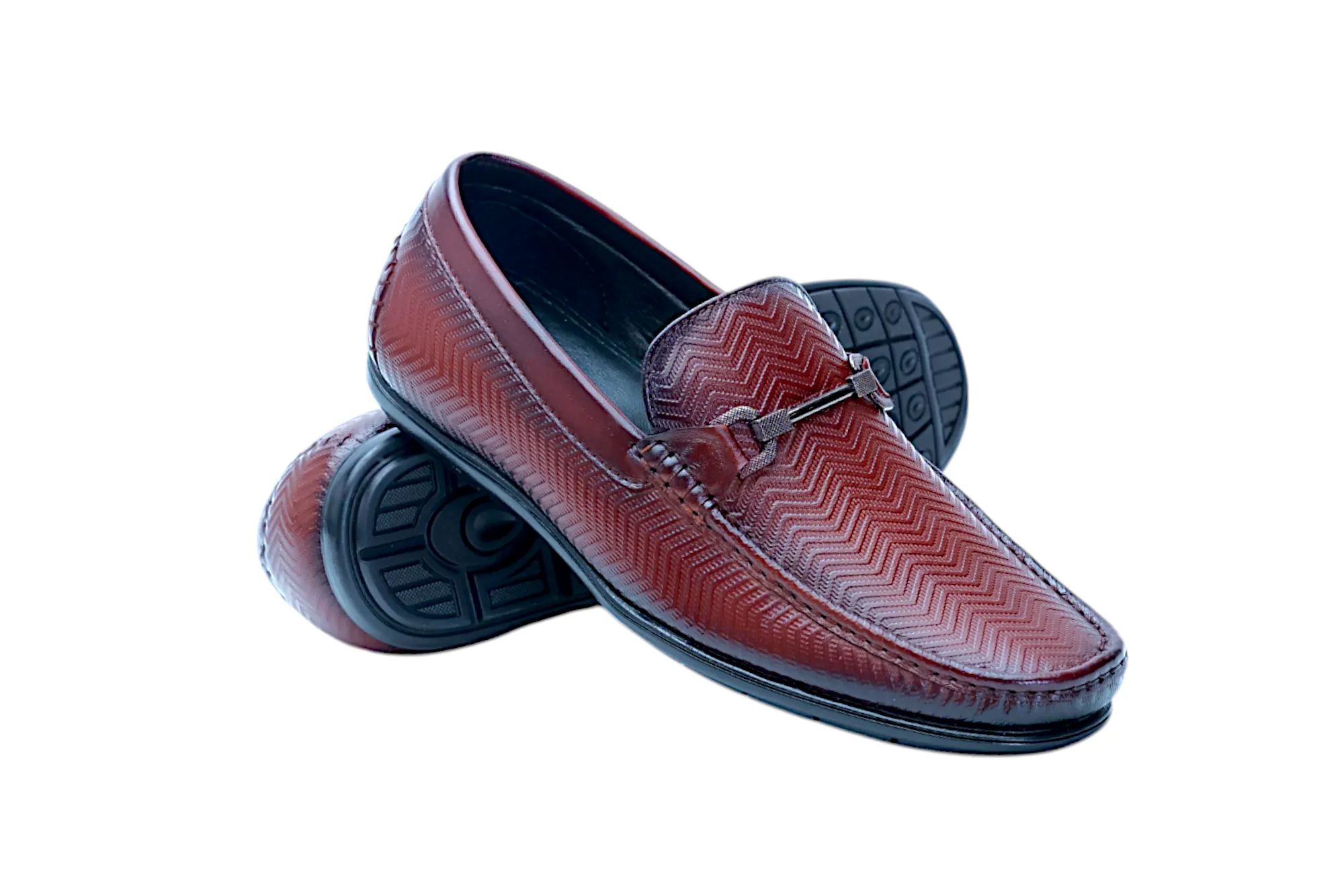 Mens leather loafer shoe 53623