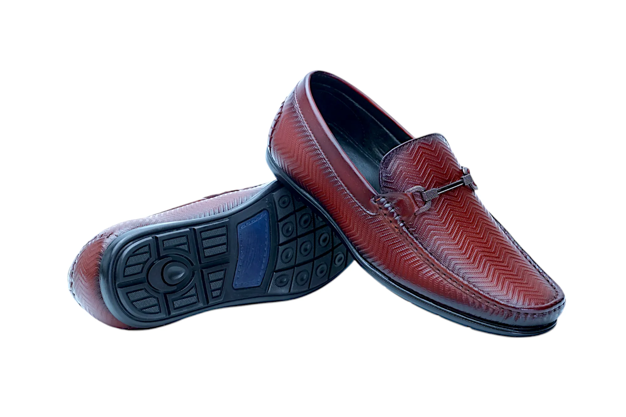 Mens leather loafer shoe 53623