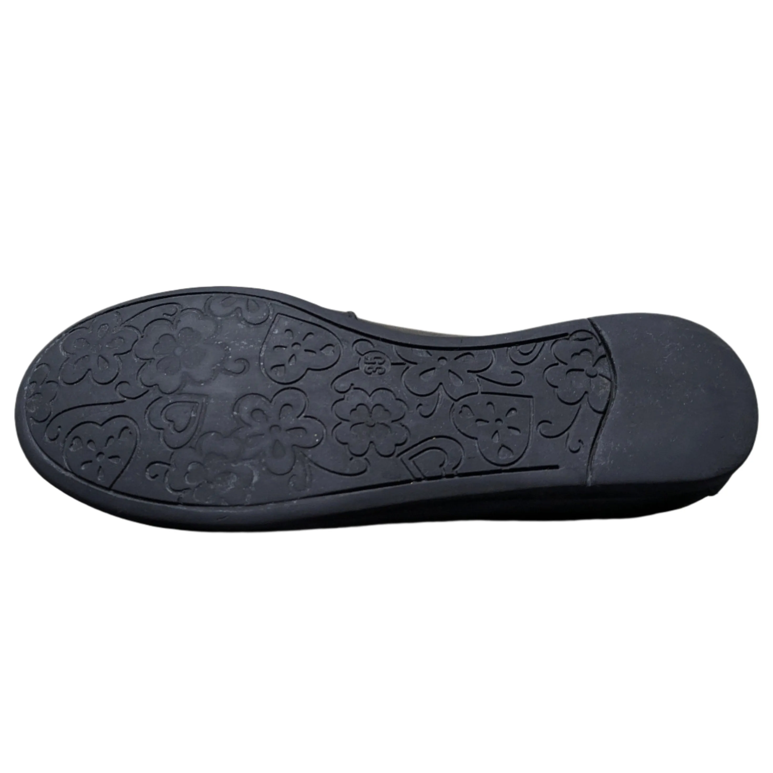 Miss Rhino Margot Crossover Stretch Ballerina Shoes - Wide E-Fit