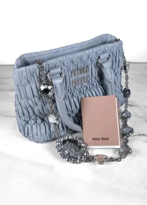 Miu Miu Cloqué Tote Bag