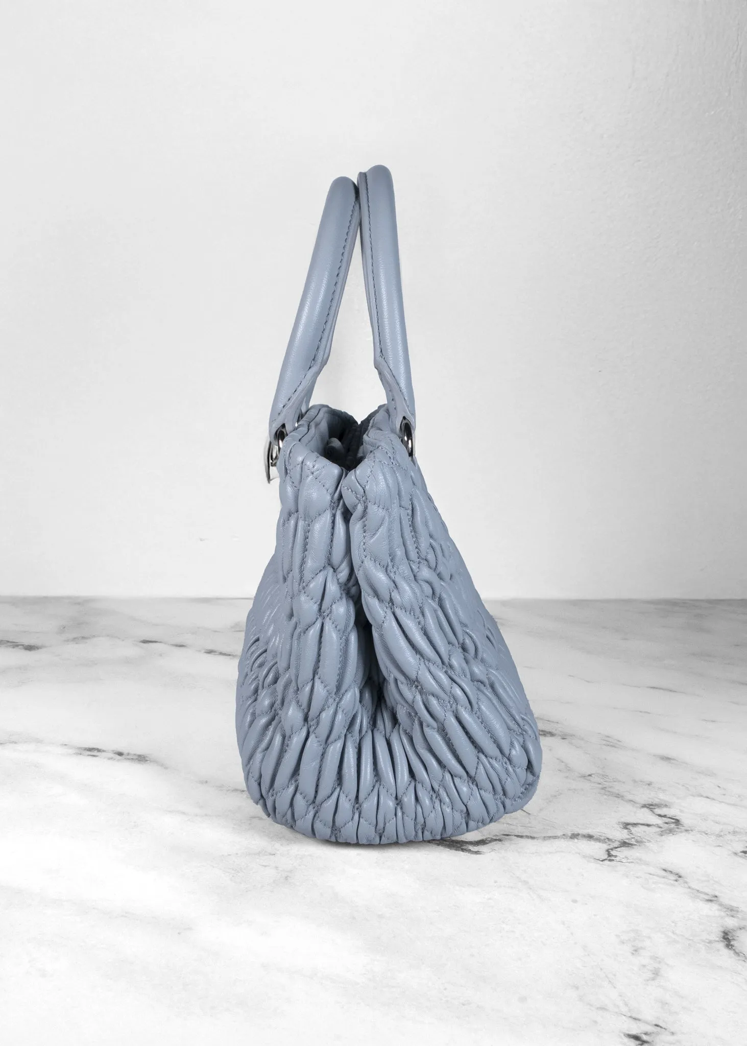 Miu Miu Cloqué Tote Bag