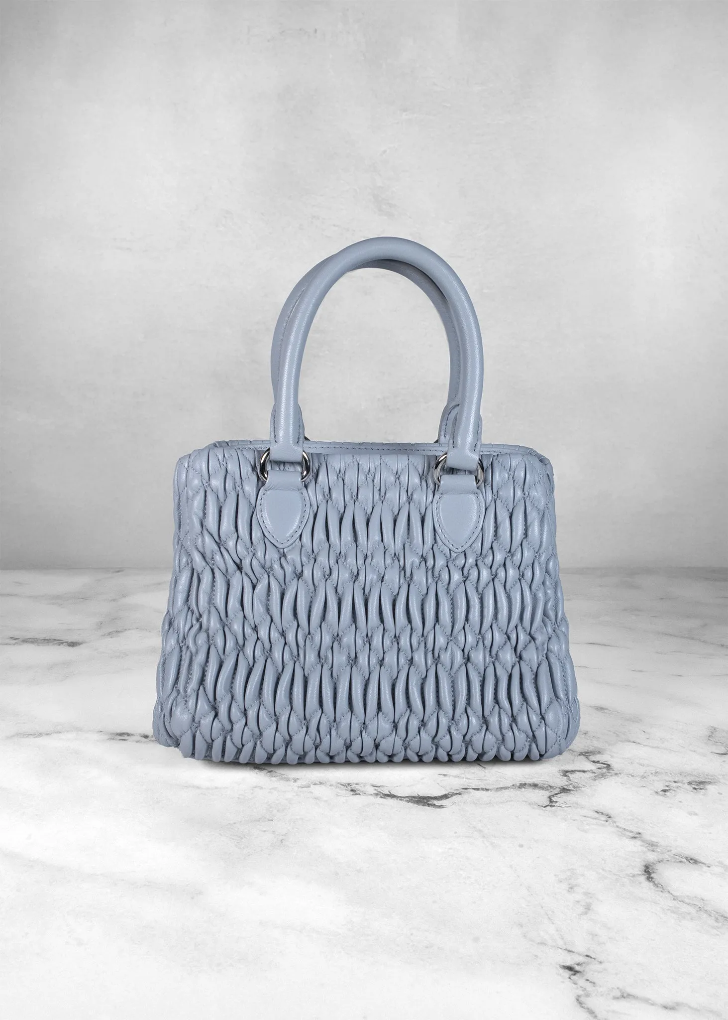 Miu Miu Cloqué Tote Bag