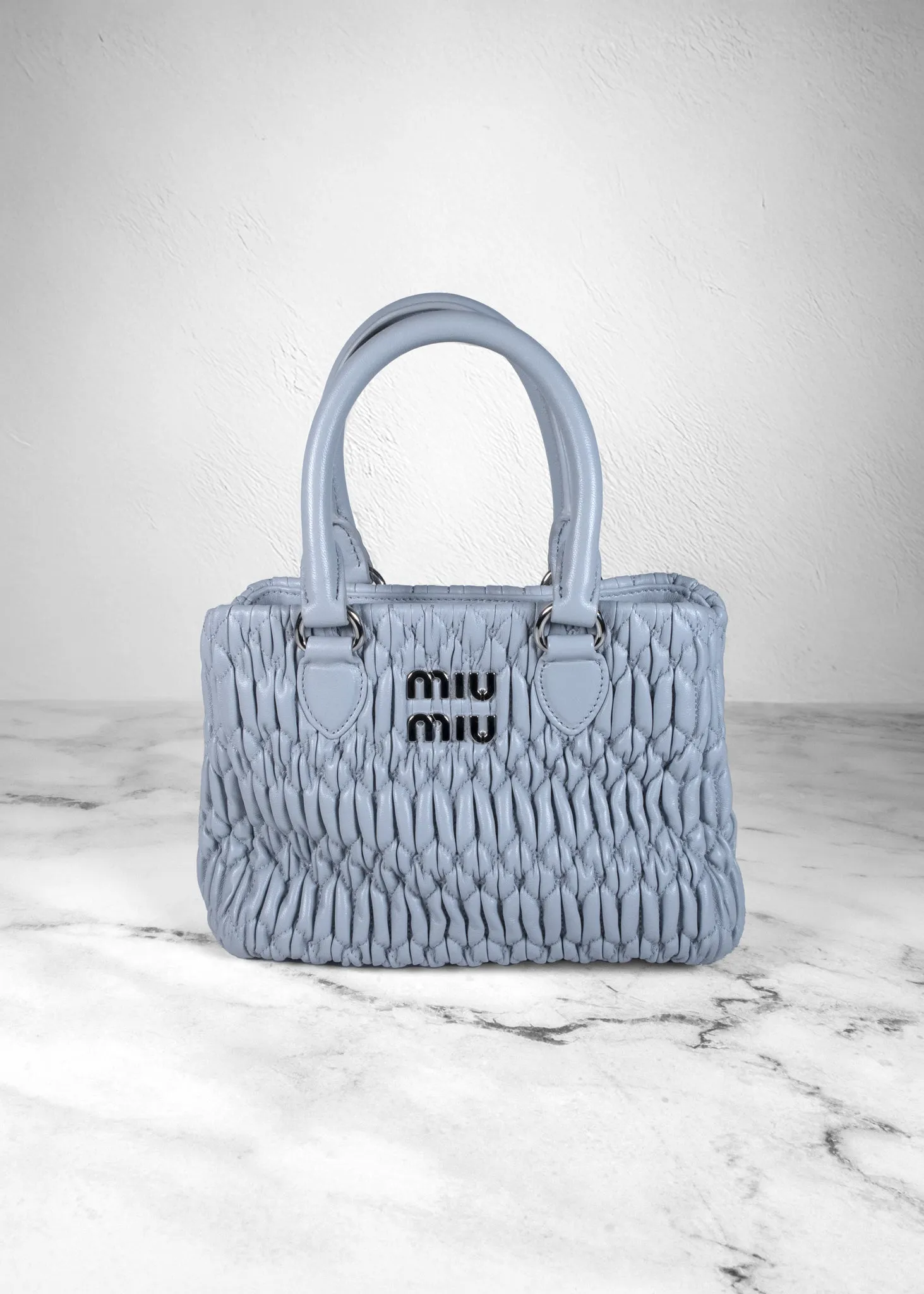 Miu Miu Cloqué Tote Bag