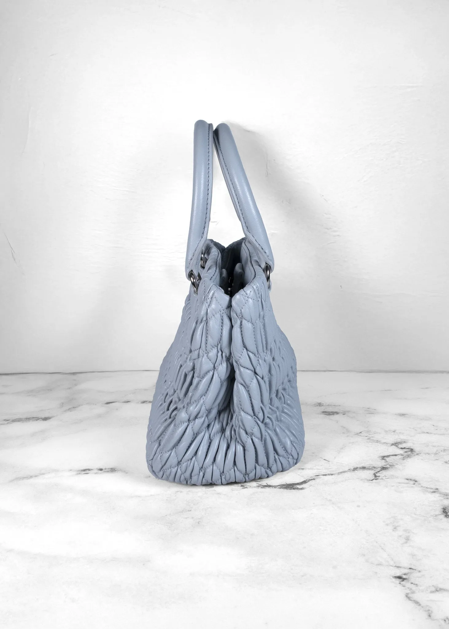 Miu Miu Cloqué Tote Bag