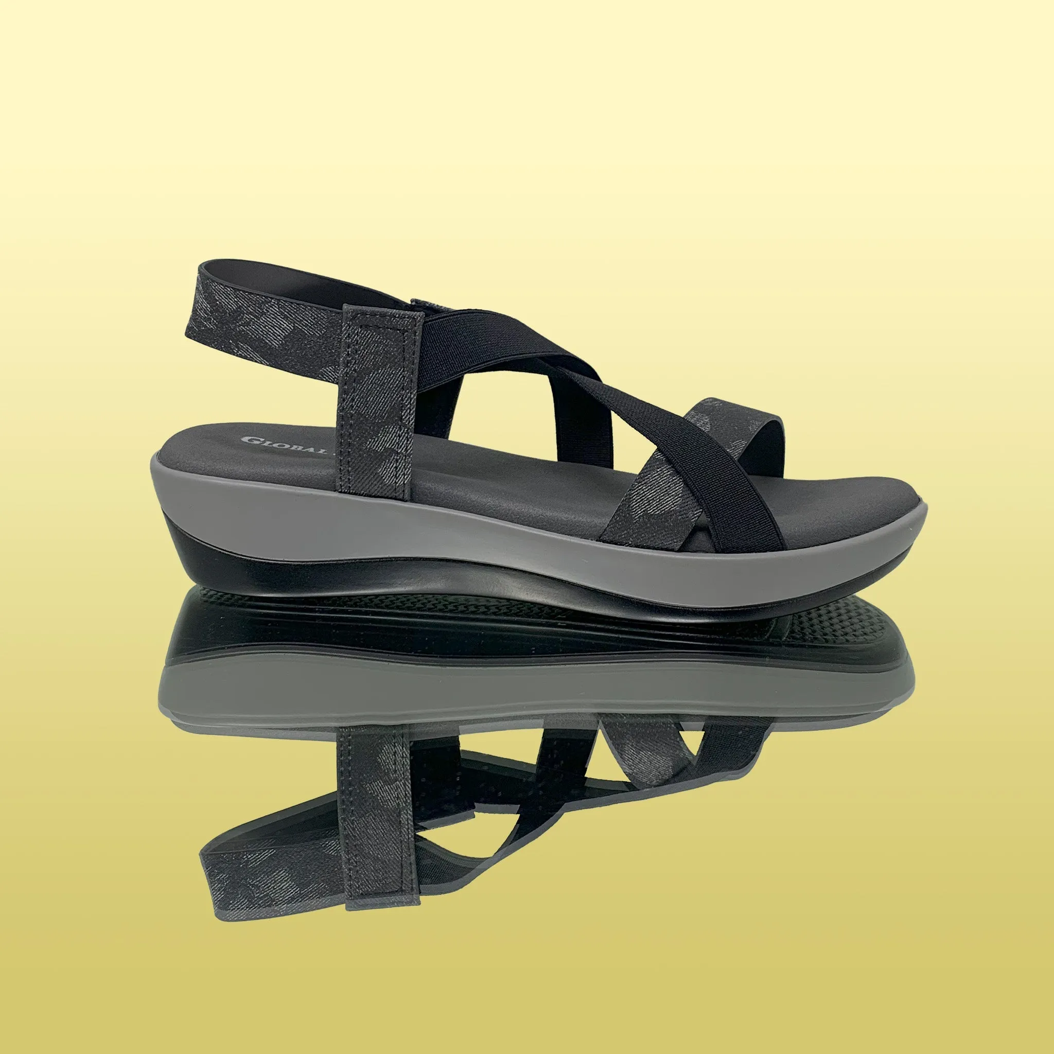 Modern criss-cross sandals