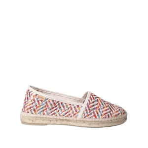 Multicolored Fabric Espadrille For Women - Alma-MS