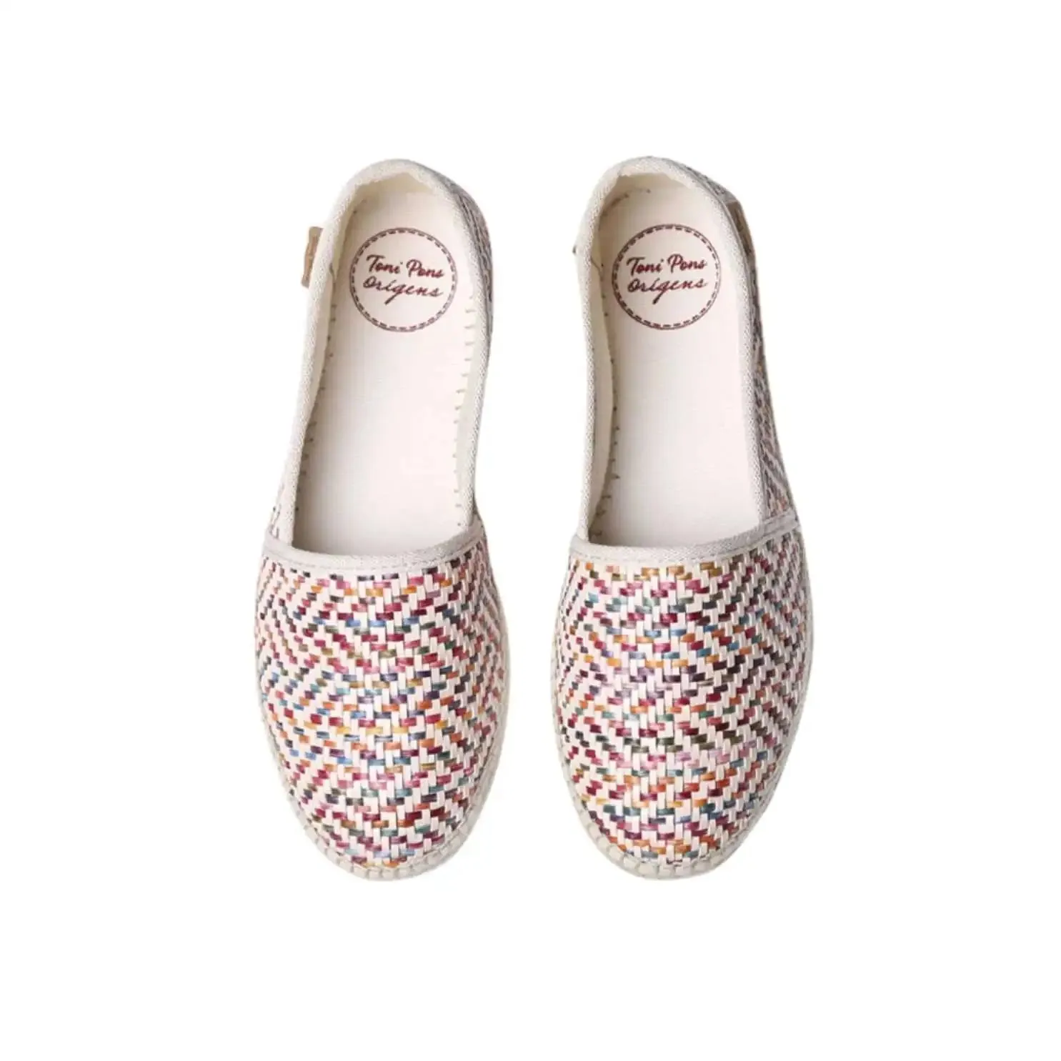 Multicolored Fabric Espadrille For Women - Alma-MS