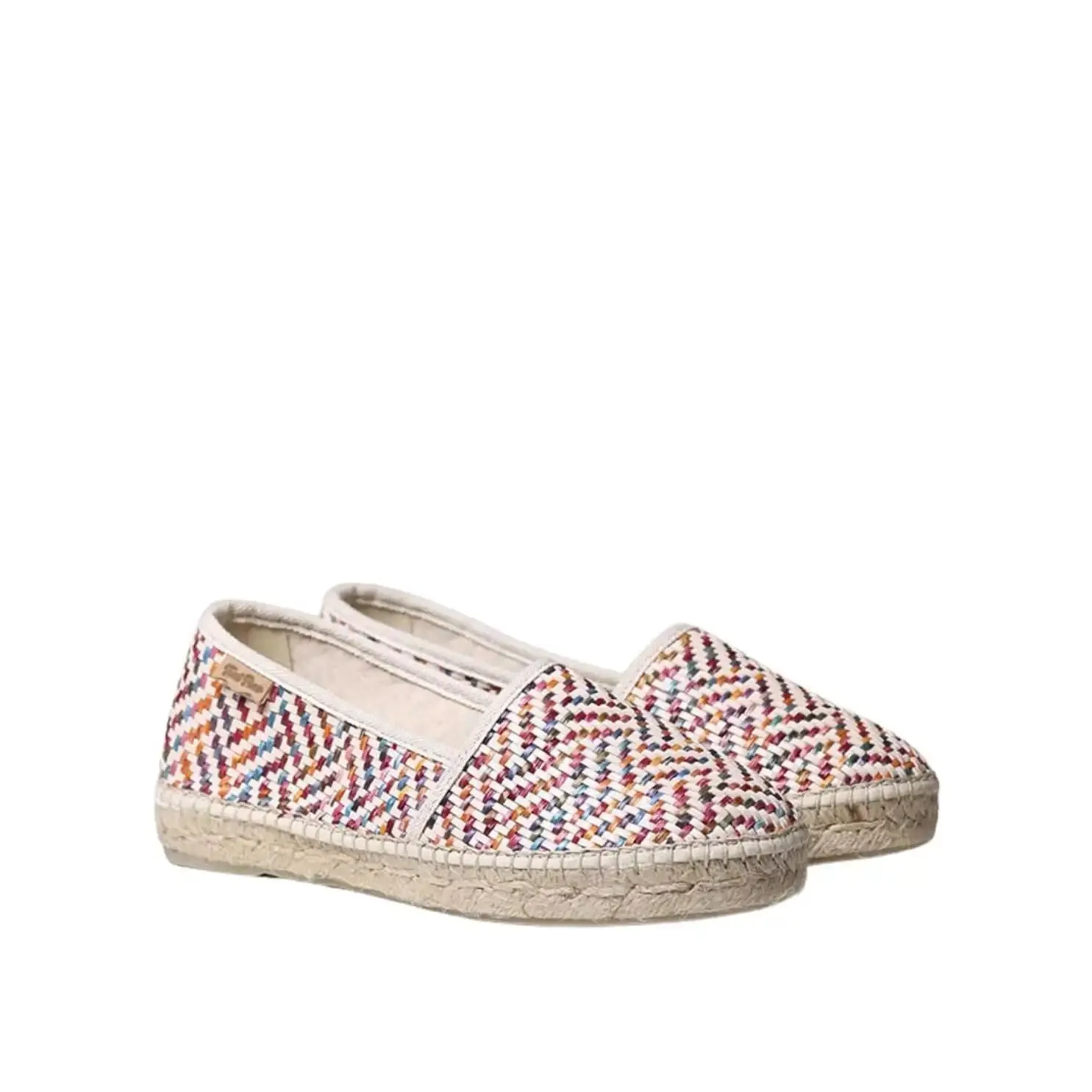Multicolored Fabric Espadrille For Women - Alma-MS