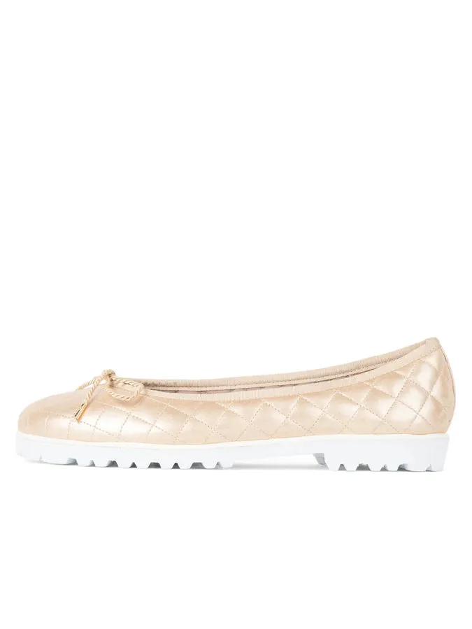 PAUL MAYER - BREEZE LUG SOLE BALLET - CHAMPAGNE
