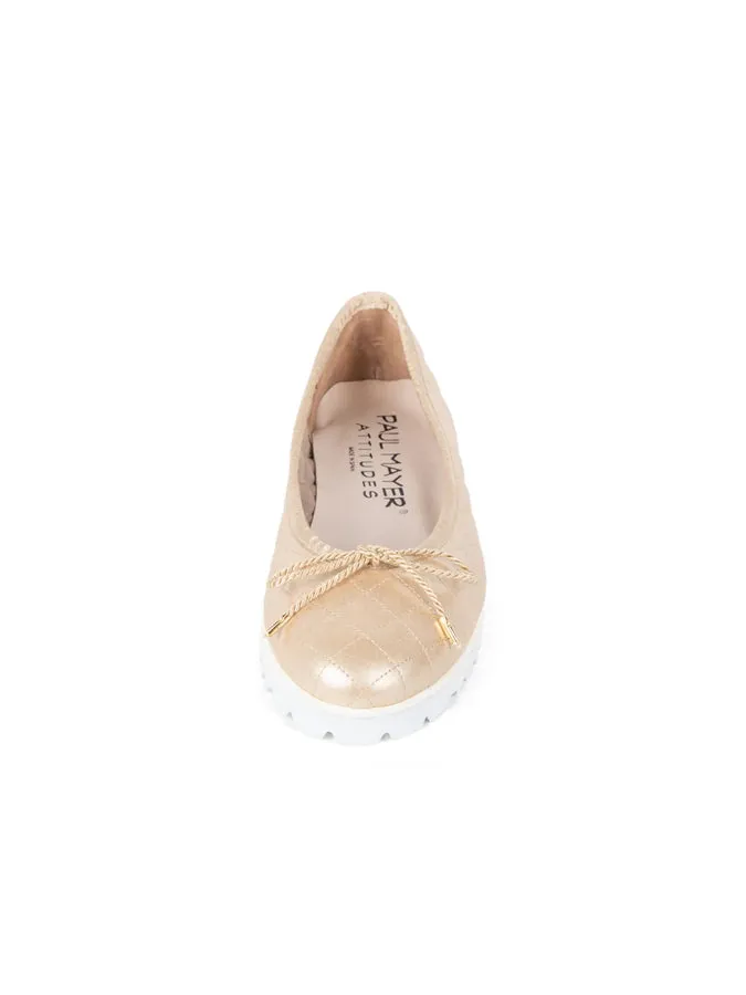 PAUL MAYER - BREEZE LUG SOLE BALLET - CHAMPAGNE
