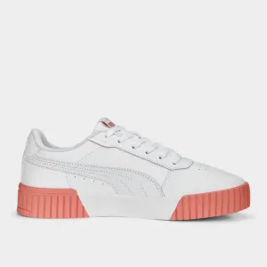 Puma Womens Carina 2.0 Sneaker White/Pink _ 173953 _ White