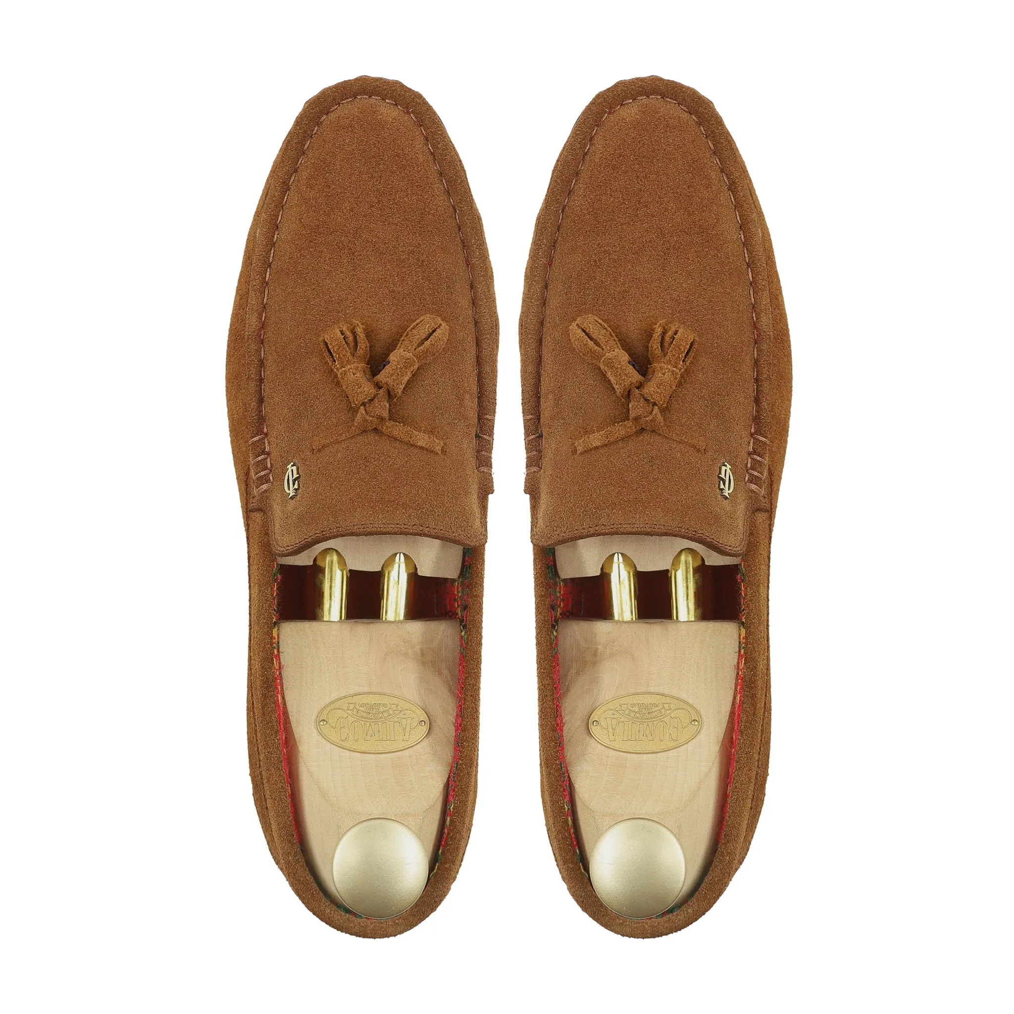 Recife - Men's Cognac Suede Loafer