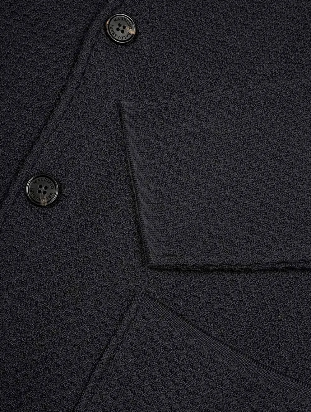 Ribbed Basket Weave Swacket Grey
