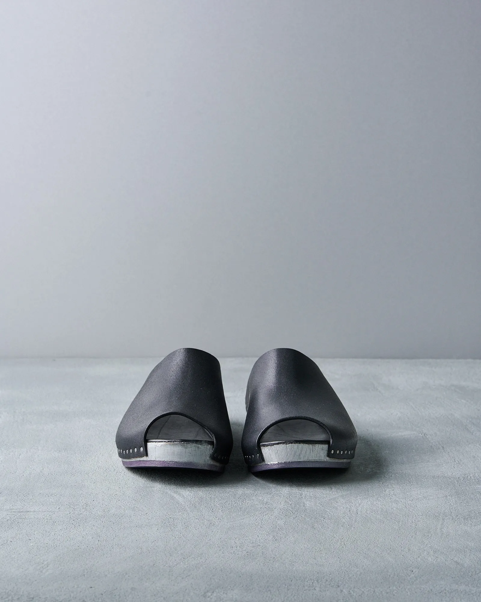 Rick Owens Silver Studded Clog